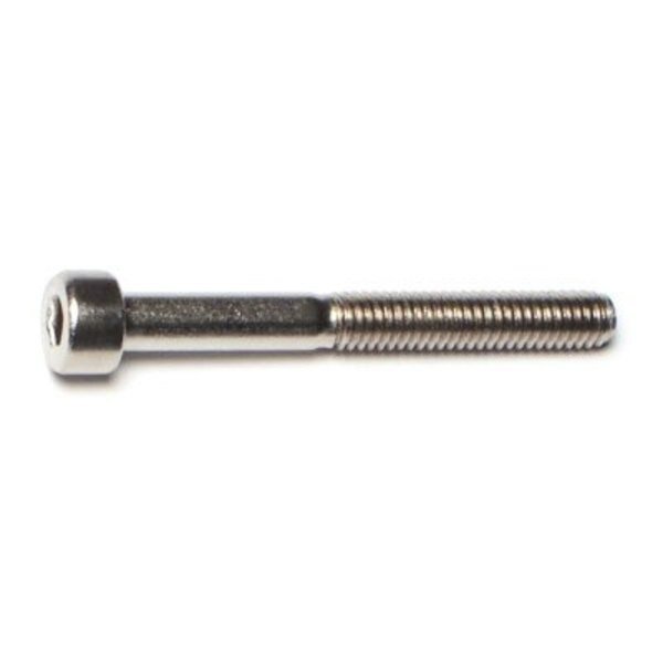 M4-0.70 Socket Head Cap Screw, Steel, 35 mm Length, 4 PK, Midwest Fastener, Mfr#: 75618